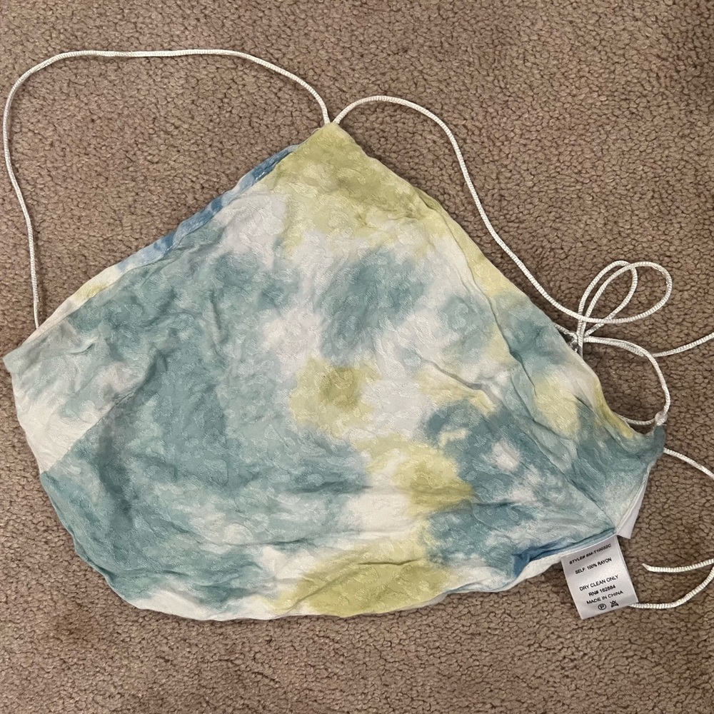 Tie-Dye Halter Top